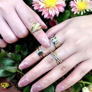 Nhẫn nữ vàng màu (mã NVM 3175)